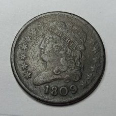 1809 Classic Head Half Cent