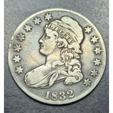 1832 Capped Bust Half Dollar