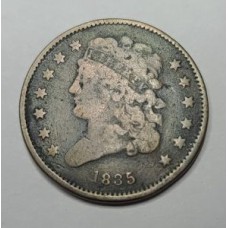 1835 Classic Head Half Cent