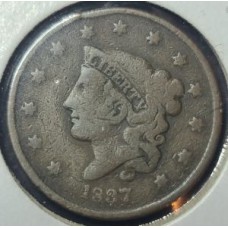 1837 Head of 1838 Coronet Matron Head