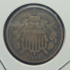 1865 2 Cent Piece