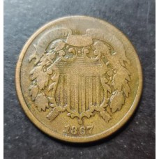 1867 2 Cent Piece