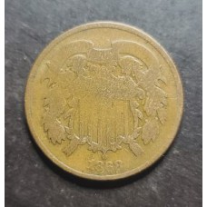 1868 2 Cent Piece