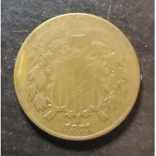 1871 2 Cent Piece