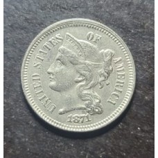 1871 3 Cent Nickel
