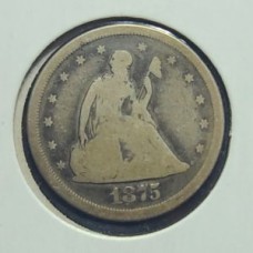 1875-S Twenty Cent Piece