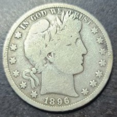 1896 Barber Half Dollar