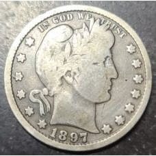 1897 Barber Quarter