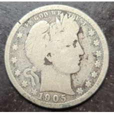 1905-O Barber Quarter