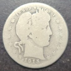 1915-S Barber Quarter
